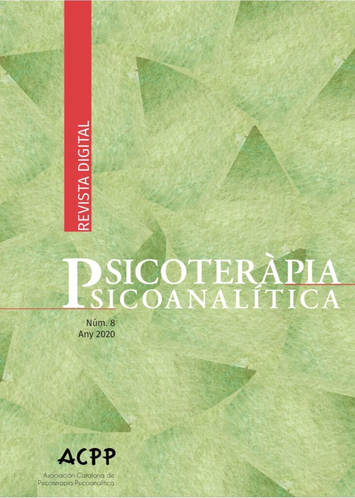 Revista de Psicoteràpia Psicoanalítica núm 8 any 2020 | Revista de Psicoterapia Psicoanalítica núm 8 año 2020